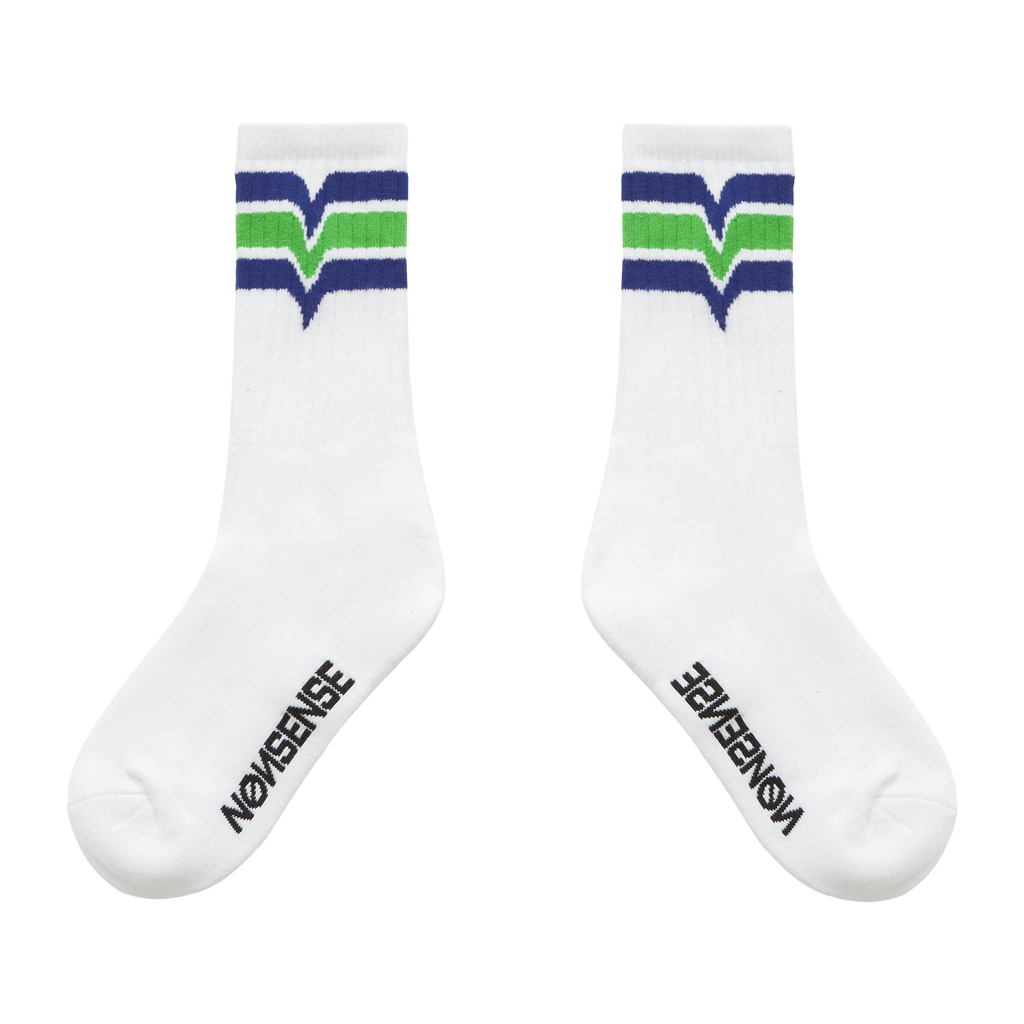 TOUCH GRASS SOCKS - WHITE