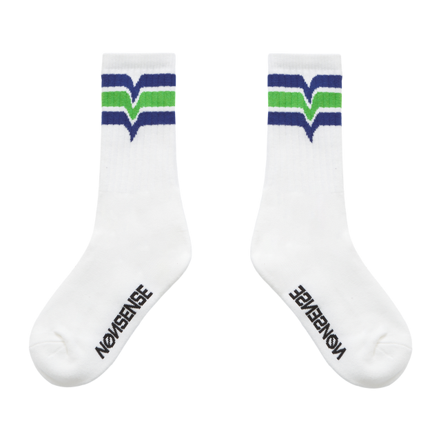 TOUCH GRASS SOCKS - WHITE