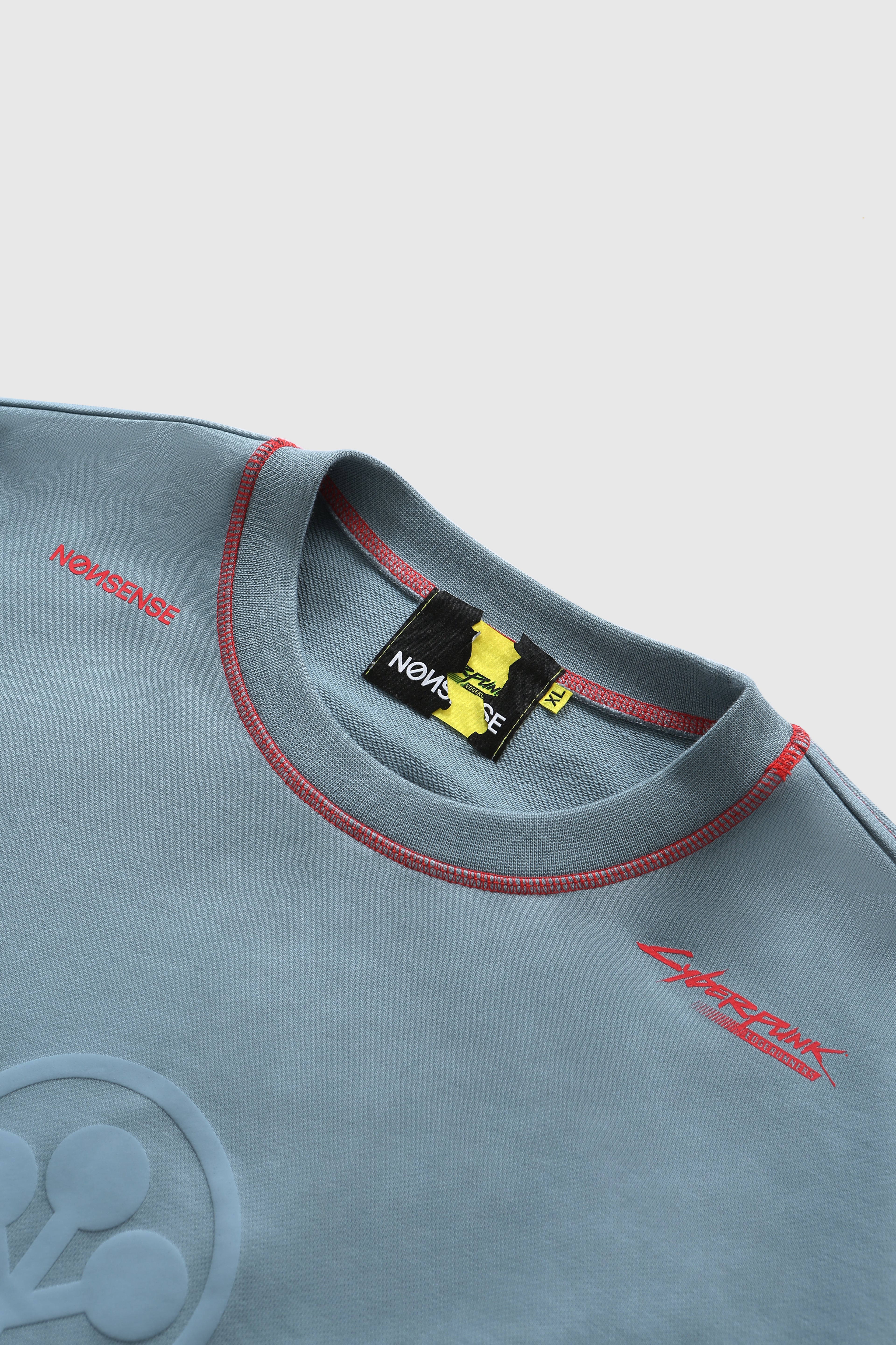 NØИSENSE X CYBERPUNK: EDGERUNNERS - SMASHER CREWNECK NØИSENSE X CYBERPUNK: EDGERUNNERS - SMASHER CREWNECK