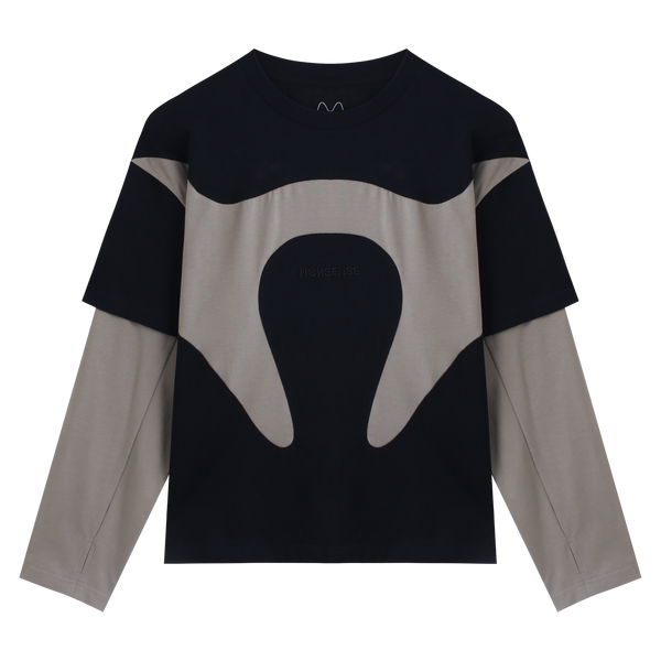 COLOR BLOCK LS T-SHIRT
