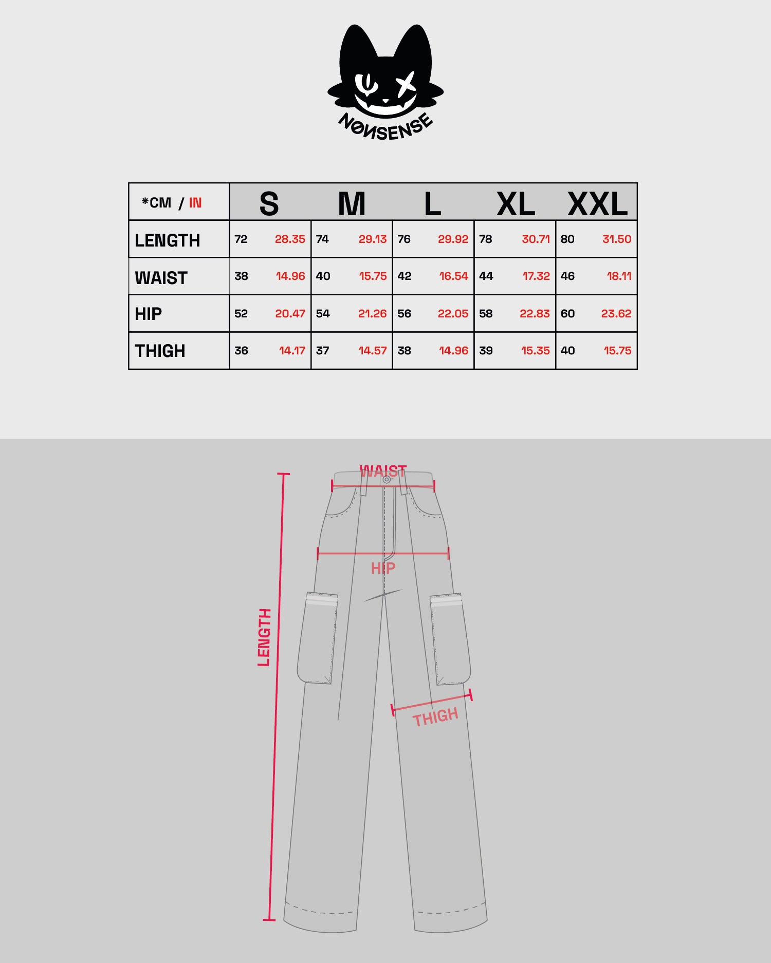 MANGA CARGO PANTS – NONSENSE.JP