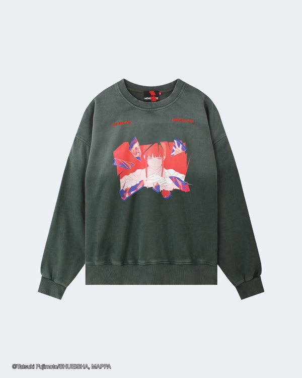 NØИSENSE CHAINSAW MAN: MAKIMA CREWNECK