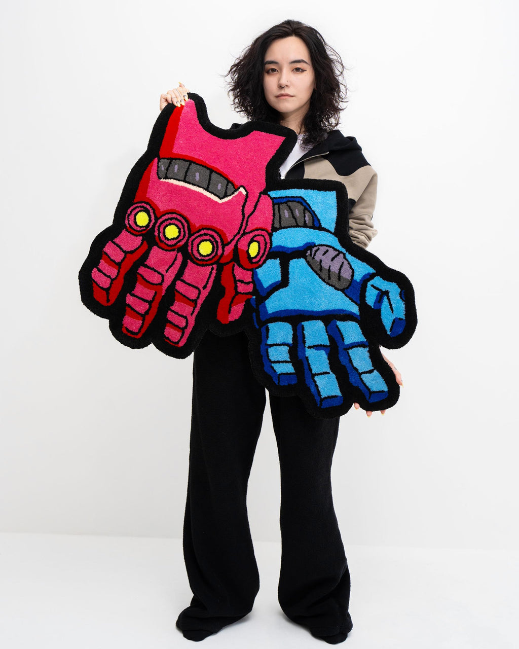 Cyber Rug GIMME RUGS: CYBER HANDS RUG – NONSENSE.JP