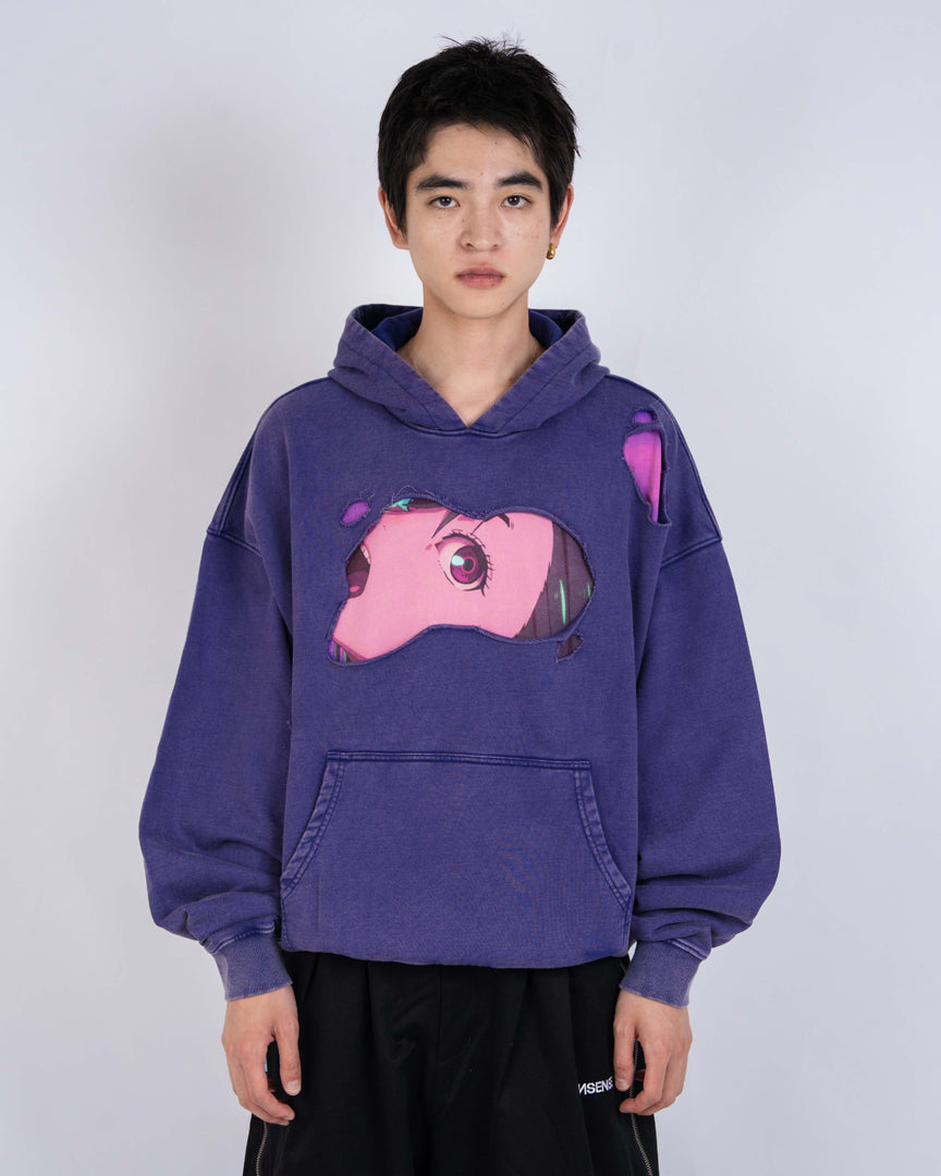 【CPGN】MUSH LOVE PIGMENT HOODIE 2色 Mint Pigment-dyed Embroidery hoodie