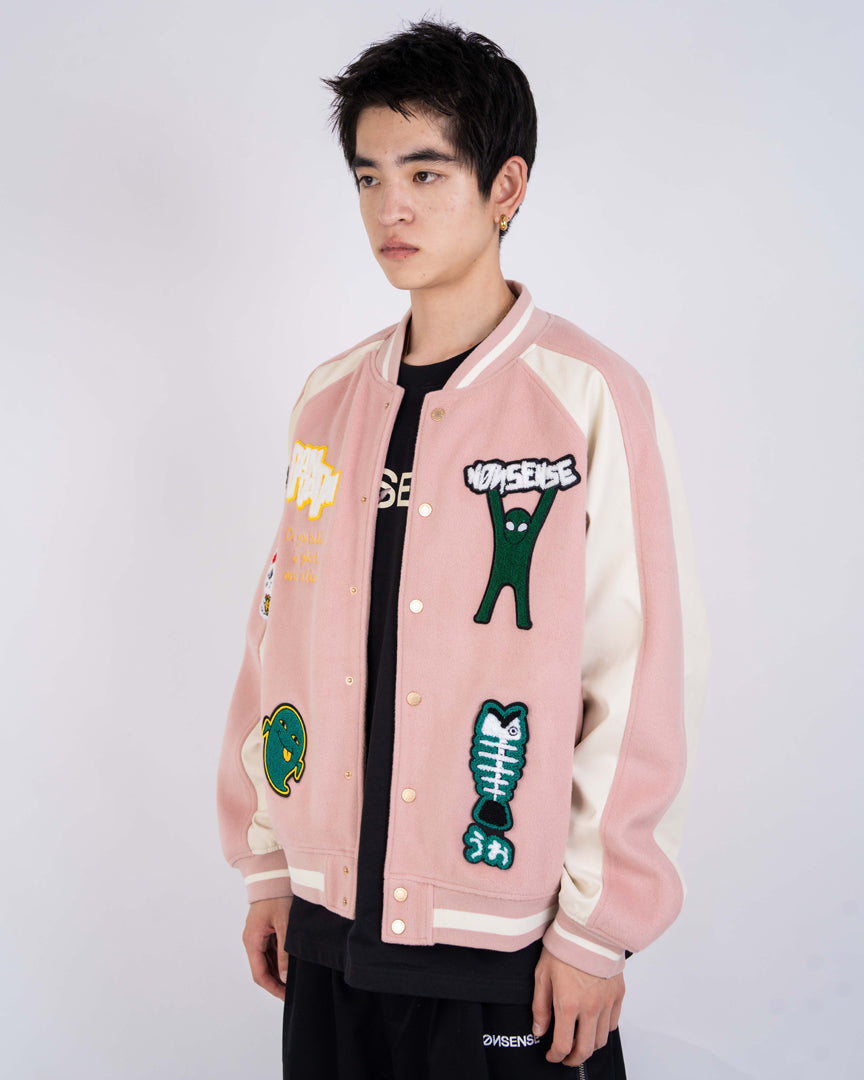 【NONCODE】CN Varsity Jacket MOMO VARSITY JACKET – NONSENSE.JP