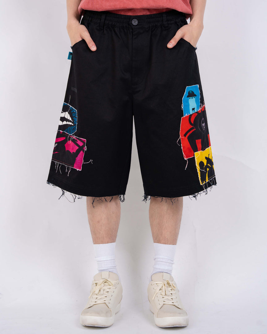 OP PANEL STITCHED SHORTS – NONSENSE.JP