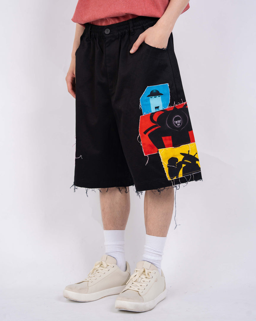 OP PANEL STITCHED SHORTS – NONSENSE.JP
