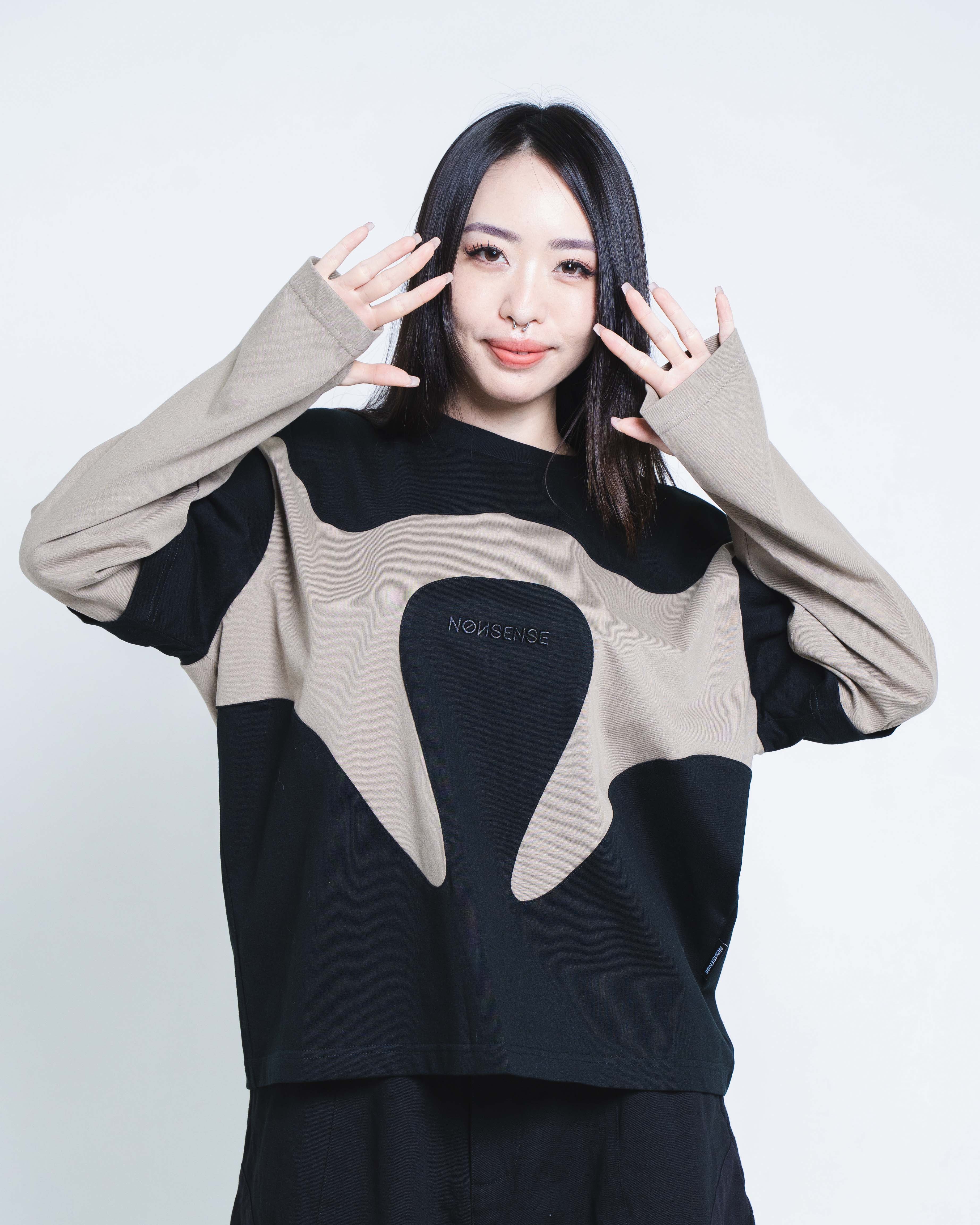COLOR BLOCK LS T-SHIRT – NONSENSE.JP