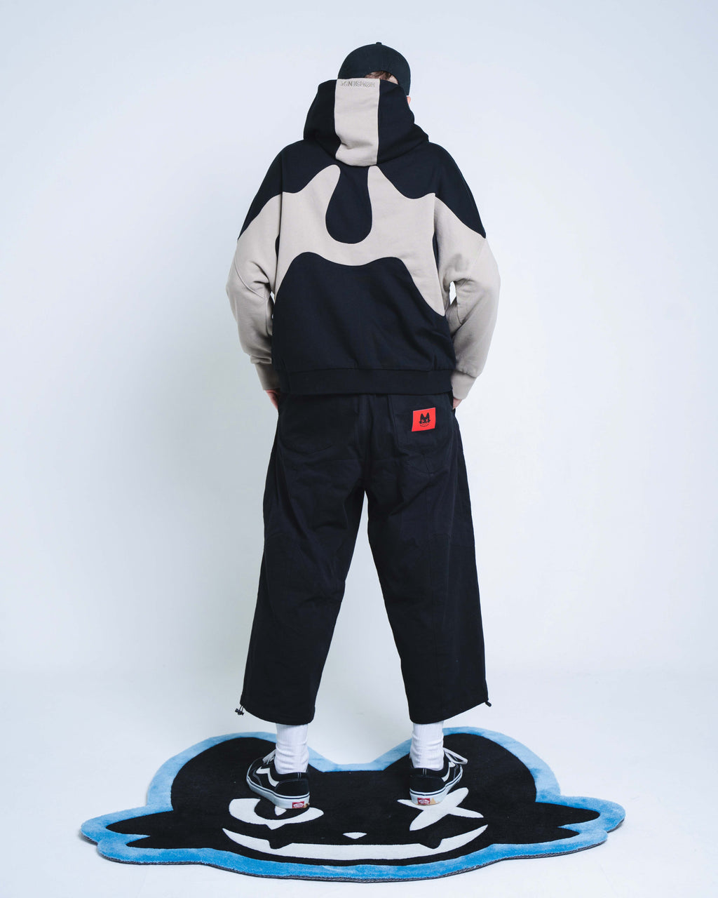 Colorblock Purple COLOR BLOCK HOODIE – NONSENSE.JP