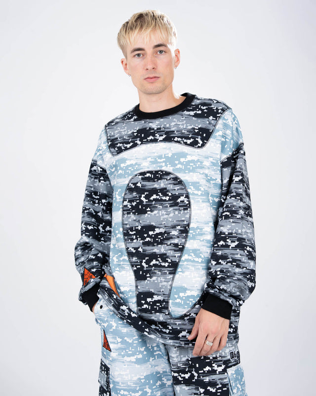 CAMO CREWNECK