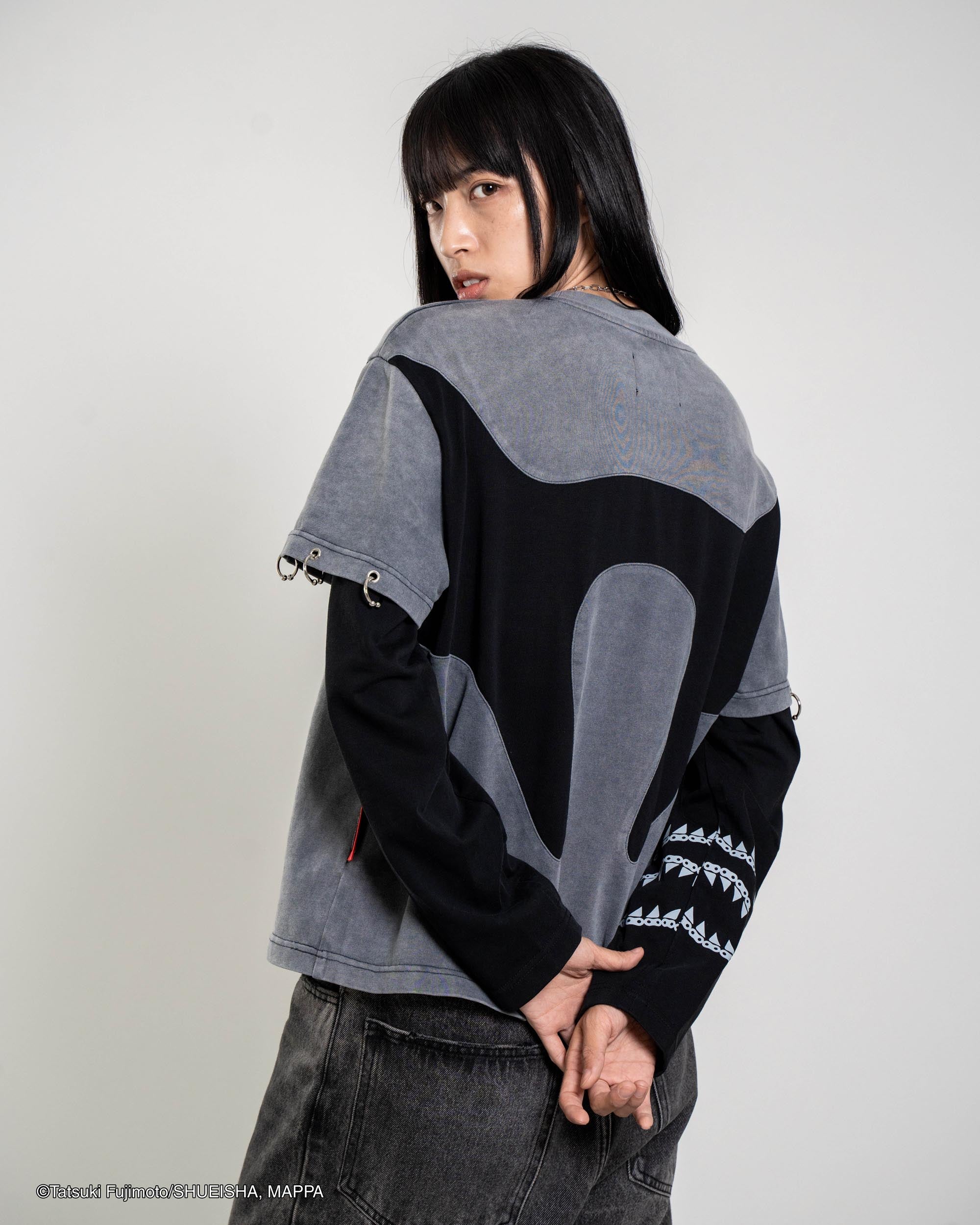 NØИSENSE CHAINSAW MAN: COLOR BLOCK LS T-SHIRT – NONSENSE.JP