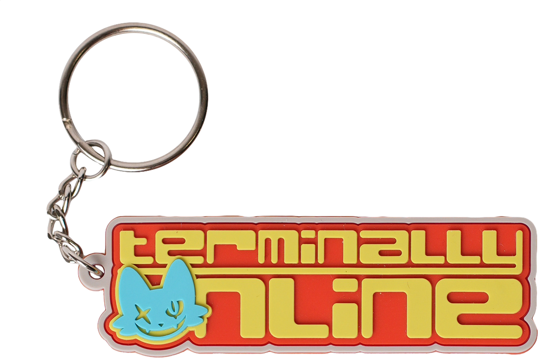 TERMINALLY ONLINE KEYCHAIN