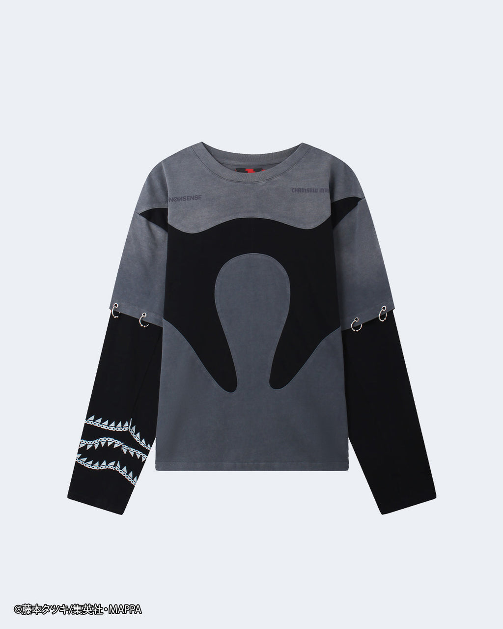 NØИSENSE CHAINSAW MAN: COLOR BLOCK LS T-SHIRT