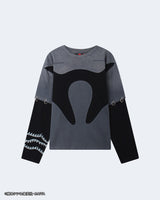 NØИSENSE CHAINSAW MAN: COLOR BLOCK LS T-SHIRT