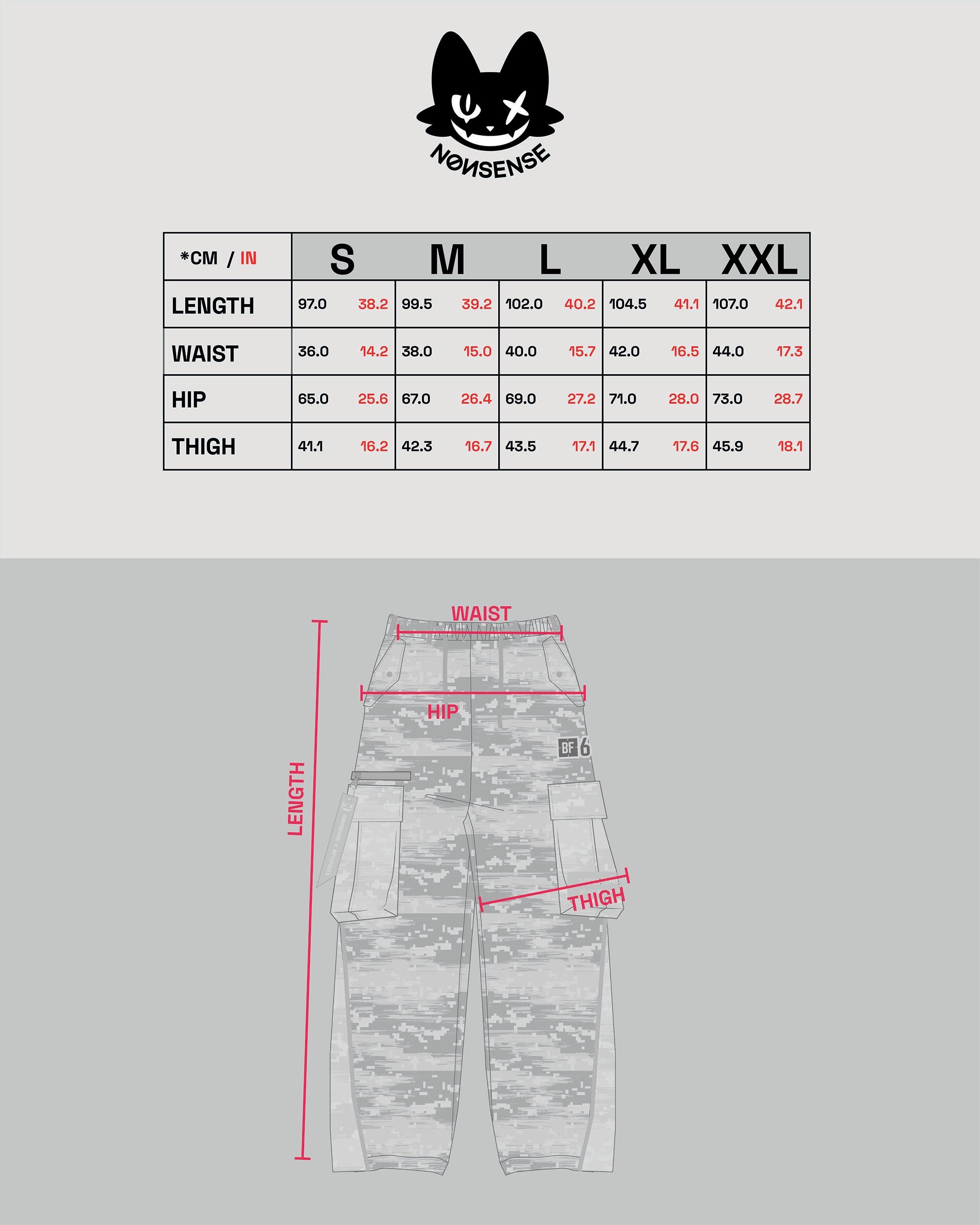 CAMO CARGO PANTS – NONSENSE.JP